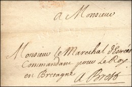 Lettre Avec Texte Daté '' Au Camp De Ville Sur Haine '' Pour Le Maréchal D'Estrées. 1697. -... - Army Postmarks (before 1900)
