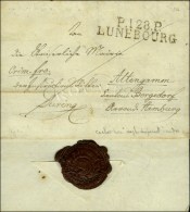 P. 128. P. / LUNEBOURG. Au Verso, Beau Cachet De Cire Impérial. 1812. - SUP. - R. - 1792-1815: Veroverde Departementen