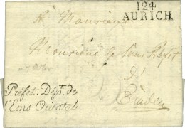 124 / AURICH Sur Lettre En Franchise. 1811. - SUP. - 1792-1815: Veroverde Departementen
