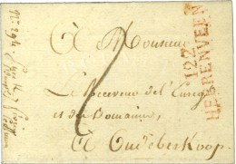122 / HEERENVEEN Rouge. 1813. - TB / SUP. - 1792-1815: Départements Conquis