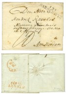 Lot De 2 MP Du Département De L'Ysselle Supérieure Dont DEB / ARNHEM Rouge 1843. - TB. - 1792-1815: Départements Conquis