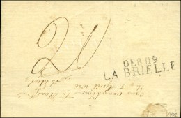 AMSTERDAM / FRANCO Rouge Sur Lettre Sans Texte Adressée à Maasland. Au Verso, DEB. 119 / LA BRIELLE +... - 1792-1815: Départements Conquis