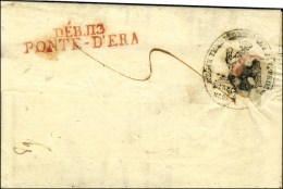 P. 112. P. / FLORENCE Sur Lettre Adressée En Franchise Au Maire De Montecatino. Au Verso, DEB. 113 /... - 1792-1815: Départements Conquis