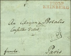 P. 103. P / RHINBERG Rouge. An 10. - SUP. - R. - 1792-1815: Veroverde Departementen