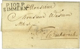P. 102. P. / SIMMERN. 1811. - SUP. - 1792-1815: Départements Conquis