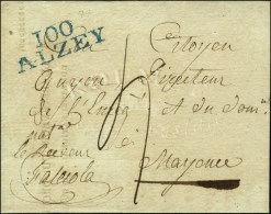 100 / ALZEY Bleu. An 7. - SUP. - RR. - 1792-1815: Départements Conquis