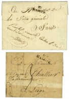 97 / NAMUR Sur Lettre En Franchise An 8 ; Idem 1809. - TB / SUP. - 1792-1815: Départements Conquis