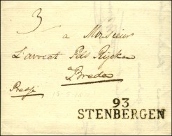 93 / STENBERGEN. 1814. - SUP. - R. - 1792-1815: Dipartimenti Conquistati