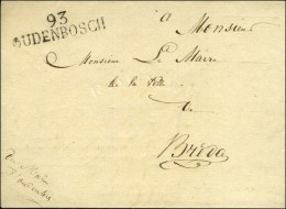 93 / OUDENBOSCH Sur Lettre En Franchise. 1812. - SUP. - R. - 1792-1815: Dipartimenti Conquistati