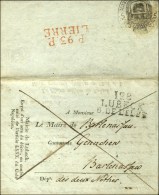 128 / LUBECK / B. DE L'ELBE Sur Lettre Avec Franchise Imprimée De La Mairie De Lubeck Adressée Dans... - 1792-1815: Dipartimenti Conquistati