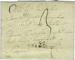 92 / GRAMMONT (33 Mm). 1809. - TB / SUP. - 1792-1815: Conquered Departments