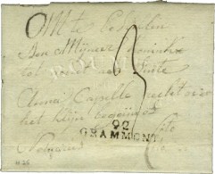 92 / GRAMMONT (33 Mm). 1809. - TB / SUP. - 1792-1815: Veroverde Departementen