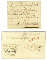 86 / MONS Rouge Avec Franchise Au Tampon. An 8 ; 86 / MONS. 1812. - TB / SUP. - 1792-1815: Veroverde Departementen