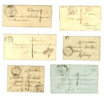 Lot De 6 Lettres Avec Taxe 1. - TB / SUP. - Sonstige & Ohne Zuordnung