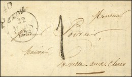 40 / Pezou + Taxe Tampon 1 (FL) Dateur A. 1838. - TB. - Other & Unclassified