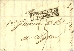 Cachet D'essai Encadré ST ETIENNE 88 / 9 FEVRIER 1828. - TB / SUP. - R. - Andere & Zonder Classificatie