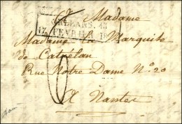 Cachet Encadré D'essai De Février 28 : ORLEANS 43 / 17 FEVRIER 1828. - TB. - R. - Other & Unclassified