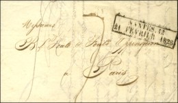 Cachet Encadré D'essai De Février 28 : NANTES 42 / 21 FEVRIER 1828. - TB / SUP. - R. - Sonstige & Ohne Zuordnung