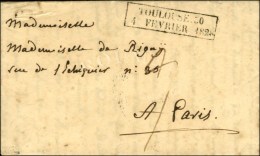 Cachet Encadré D'essai De Février 28 : TOULOUSE 30 / 4 FEVRIER 1828. - SUP. - R. - Other & Unclassified