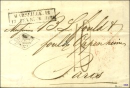 Cachet D'essai Encadré MARSEILLE 12 / 15 FEVRIER 1828. - SUP. - Other & Unclassified