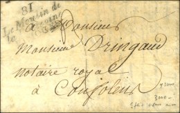 81 / Le Moulin De / La Poitevine / LIMOGES Sur Lettre Avec Texte Daté 1828. - TB. - RR. - Sonstige & Ohne Zuordnung