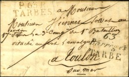 63 / Barreges / TARBE + P. 63. P. / TARBE Sur Lettre Adressée à Un Militaire Détaché... - Sonstige & Ohne Zuordnung