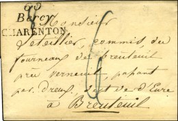 60 / Bercy / CHARENTON Sur Lettre Avec Texte Daté 1823. - SUP. - Sonstige & Ohne Zuordnung