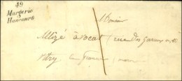 49 / Margerie / Hancourt Taxe 1 Sur Lettre Locale Pour Vitry Le François Avec Texte Daté 1854. - SUP.... - Sonstige & Ohne Zuordnung