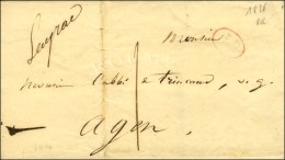 '' Layrac '' Sur Lettre Locale Pour Agen Taxe 1. Au Verso, Càd T 12 AGEN (45) 1836. - TB / SUP. - R. - Sonstige & Ohne Zuordnung