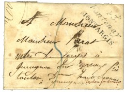 43 / Fontenay / MONTARGIS Sur Lettre Avec Texte Daté 1825. - TB / SUP. - R. - Sonstige & Ohne Zuordnung