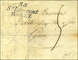 38 / St Laurent / MOREZ Sur Lettre Avec Texte Daté 1827. - SUP. - R. - Sonstige & Ohne Zuordnung