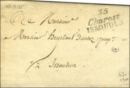 35 / Charost / ISSOUDUN Sur Lettre Avec Texte Daté 1825. - SUP. - Sonstige & Ohne Zuordnung