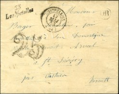 33 / Les Matelles Càd T 15 MONTPELLIER (33) Taxe 25 DT. 1853. - TB / SUP. - R. - Sonstige & Ohne Zuordnung