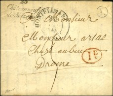 25 / Chateauneuf / De-Mazenc Càd T 13 MONTELIMAR (25) B. RUR. L '' La Touche ''. 1844. - TB / SUP. - Other & Unclassified