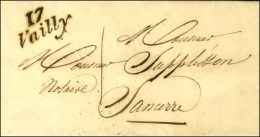 17 / Vailly Taxe 1 Sur Lettre Locale Pour Sancerre. 1844. - SUP. - Other & Unclassified