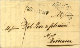 Lettre Avec Texte Daté De Pointe à Pitre Le 6 Juillet 1822 Adressée à Bordeaux. Marque... - Other & Unclassified