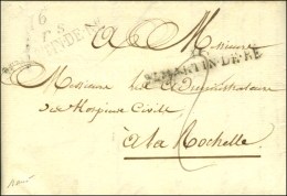 16 / Ars / St MARTIN DE RE + 16 / St MARTIN DE RE. 1821. Rare Association. - TB / SUP. - R. - Other & Unclassified