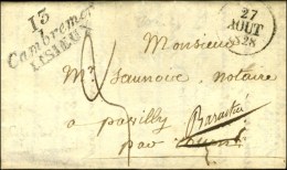 13 / Cambremer / LISIEUX Dateur A 1828. Au Verso, Deb. 74 / ROUEN. - SUP. - R. - Other & Unclassified