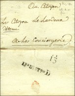 Lettre Avec Très Bon Texte Daté Du 11 Fructidor An 2 Adressée à Un Prisonnier à... - 1701-1800: Vorläufer XVIII