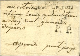 P. 27. P. / NOGENT LE ROTROU Sur Lettre Adressée à Un Détenu à La Prison De L'abbaye St... - 1701-1800: Vorläufer XVIII