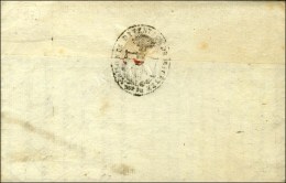 Cachet Orné MAISON DE DETENTION DE BICÊTRE (S N° 9506) Au Verso D'une Lettre Avec Texte... - 1701-1800: Vorläufer XVIII