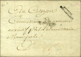 AGENT DU / GOUVERNEMENT Sur Lettre En Franchise Avec Texte Daté De Rouen An 4 Signé Marillac Et Bel... - 1701-1800: Vorläufer XVIII