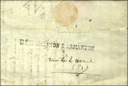 DEB BRIENON S ARMANCON (NR De Brienon L'Archevêque) Sur Lettre Avec Texte Daté De Vitry Le... - 1701-1800: Vorläufer XVIII