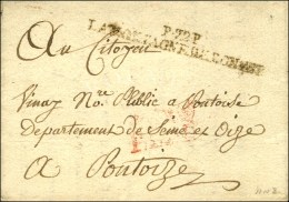 P. 72. P. / LA MONTAGNE DU BON AIR (NR De St Germain En Laye) Sur Lettre Avec Texte Daté An 3. - TB. - R. - 1701-1800: Vorläufer XVIII