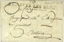 70 / BELLEVUE LES BAINS (NR De Bourbon Lancy). An 9. - SUP. - R. - 1701-1800: Vorläufer XVIII