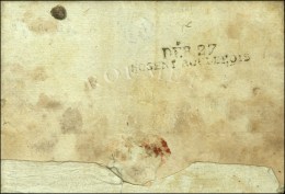 DEB. 27 / NOGENTROULEBOIS (NR De Nogent Le Roi) Sur Lettre Avec Texte Daté De Chartres. 1804. Très... - 1701-1800: Vorläufer XVIII