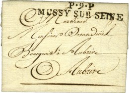 P. 9. P. / MUSSY SUR SEINE (NR De Mussy L'Evêque). 1807. - SUP. - 1701-1800: Vorläufer XVIII