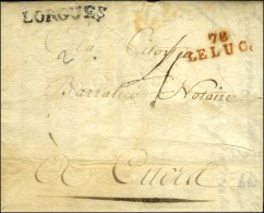 LORGUES + 78 / LELUC Rouge Sur Lettre Avec Texte Daté De Lorgues. 1793. - TB / SUP. - R. - Sonstige & Ohne Zuordnung