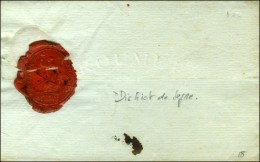 47 / SEGRE Sur Lettre Sans Texte. Au Verso, Cachet De Cire Rouge Révolutionnaire DISTRICT / DE SEGRE. - TB. - Sonstige & Ohne Zuordnung