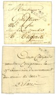 Lot De 2 Lettres De Varade : 42 / VARADE Adressée En Franchise Datée De Monglonne An 4 Et Idem 1820.... - Sonstige & Ohne Zuordnung